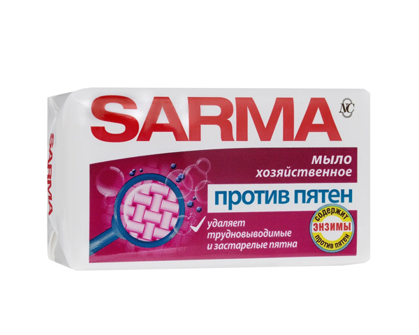 НК хозяйственное мыло Сарма п/пятен 140г
