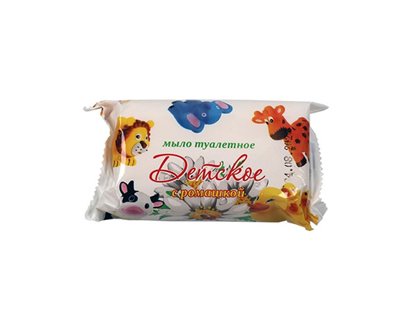 Мыло туалетное ММЗ Детское ароматом Ромашки в упаковке 90гр