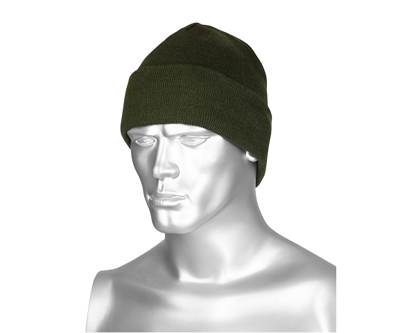 Шапка трикотажная олива