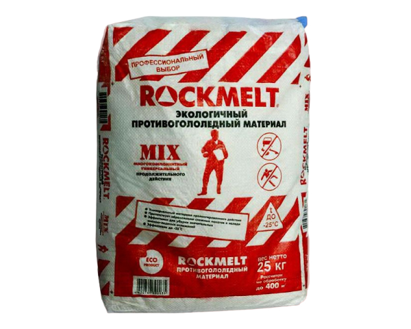 Реагент антигололедный ROCKMELT (Рокмелт) 20кг