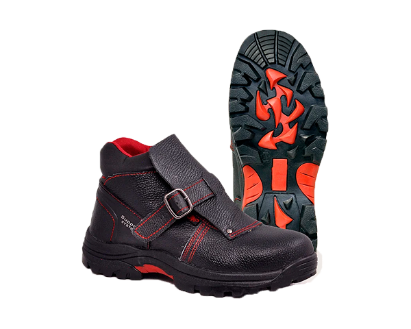 Ботинки с МП рабочие "Скорпион Сварщик", черные, арт. 1205М