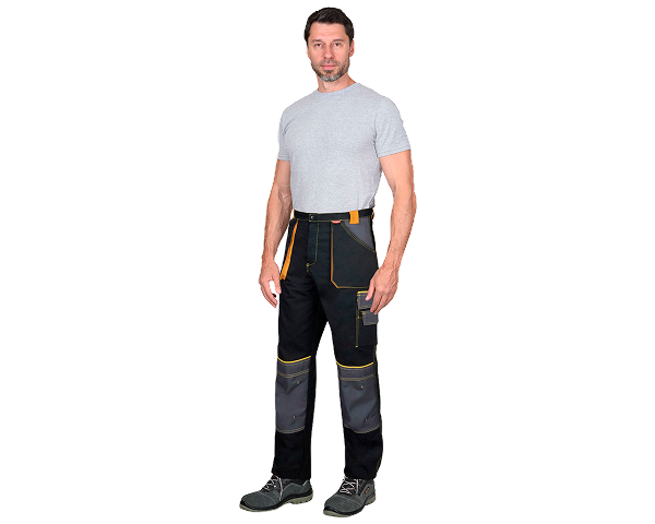 Брюки "АГАТ" черный с темно-серым