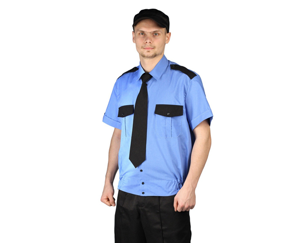 Рубашка мужская "Охрана" (кор. рукав) на резинке