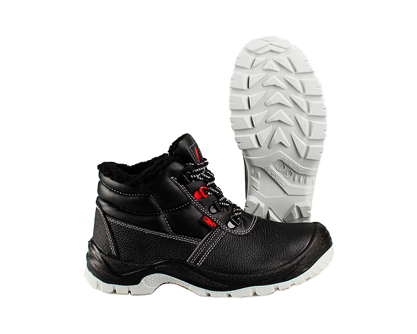 Зимние ботинки рабочие "Скорпион", иск. мех, черные, арт. 1201.1