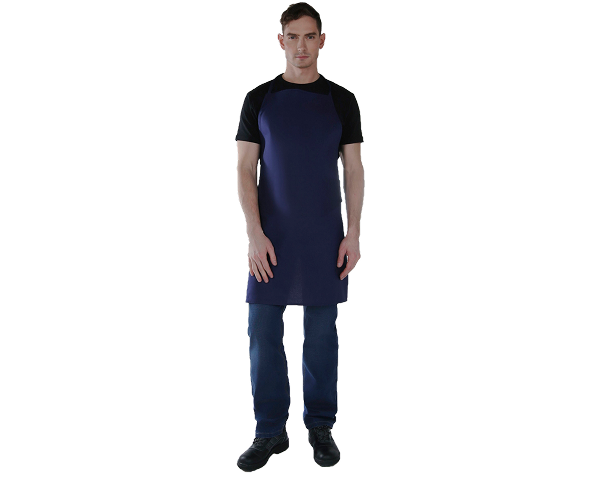 Фартук с грудкой (тк.Диагональ), т.синий