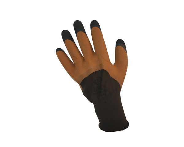 Перчатки нейлоновые кор+кор с черными пальчиками