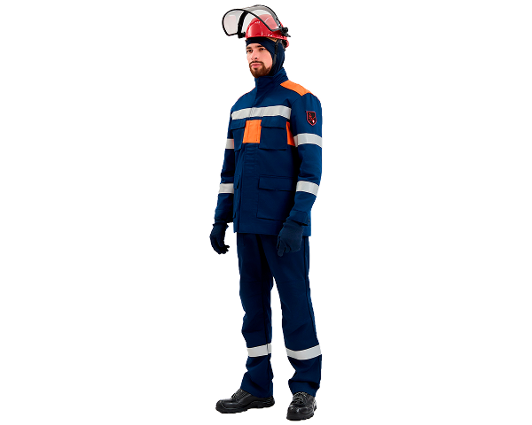 Костюм летний Энергия-Б (35,2 кал.), т.синий/оранжевый