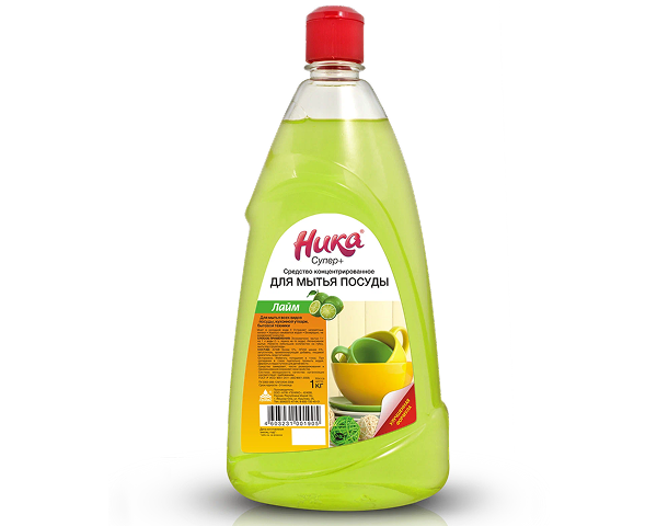 Ника для посуды супер фигурный флакон (слабощелочное) 1кг